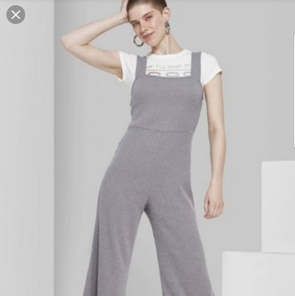 jumpsuit with white shirt underneath